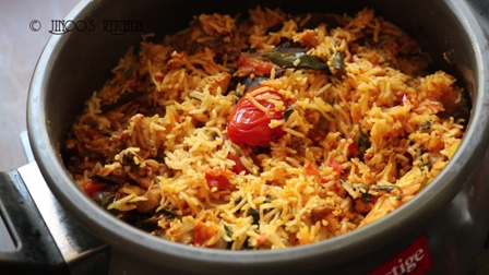 Tomato chicken biryani recipe