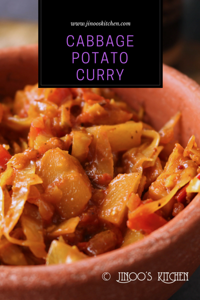 Cabbage curry bengali style