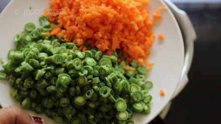 Beans carrot poriyal recipe