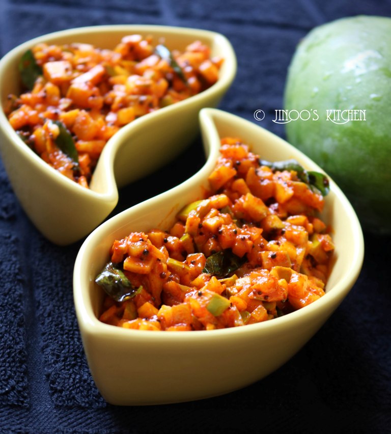 Quick and easy mango pickle recipe