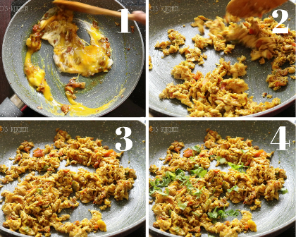 egg recipes - Egg bhurji