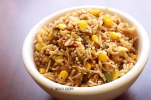 sweet corn pulao recipe