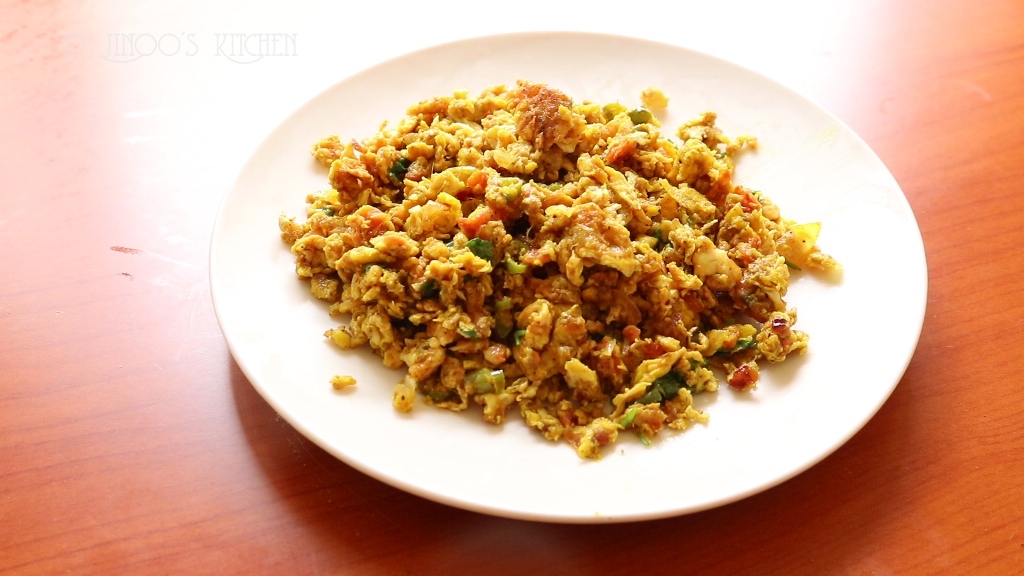 egg recipes - Egg bhurji