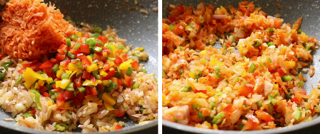 Paneer fried rice recipe