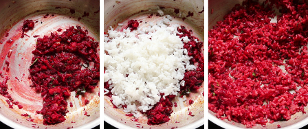 Kids lunch box recipes # 2 Butter corn and Beetroot ghee rice