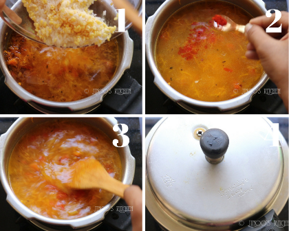 Kids lunch box recipes # 4 phool makhana and carrot dal khichdi,beans poriyal