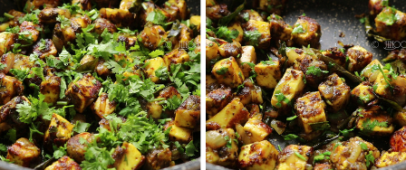 Paneer pepper fry recipe