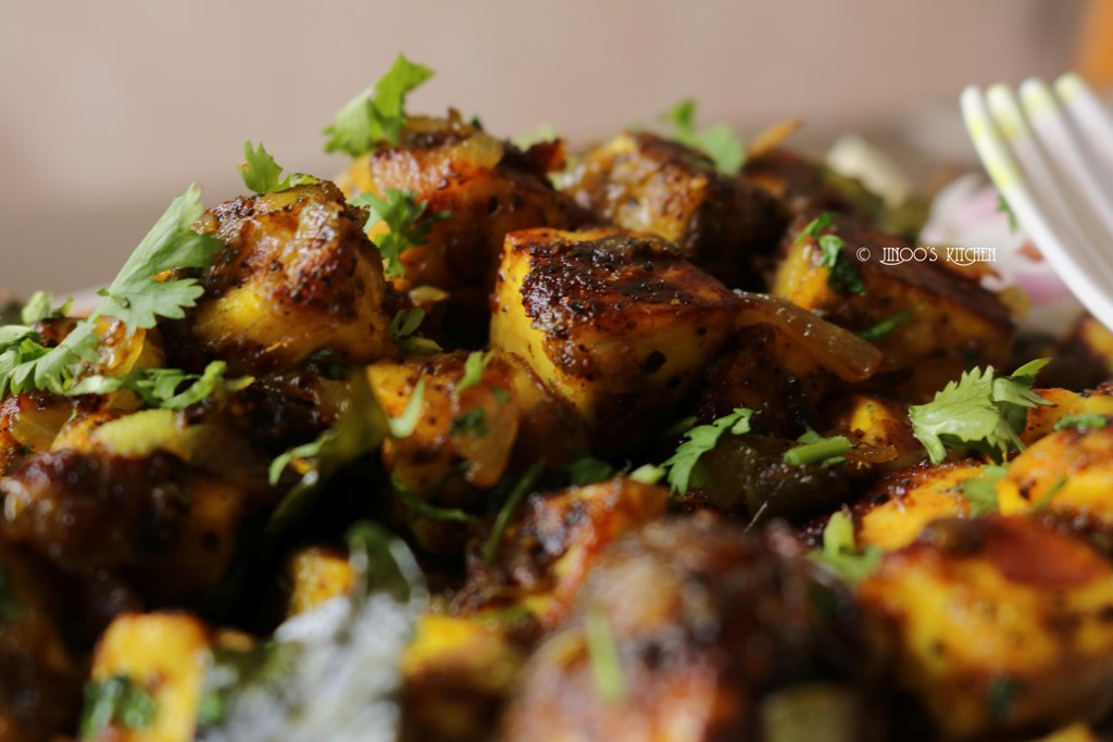 Paneer pepper fry recipe