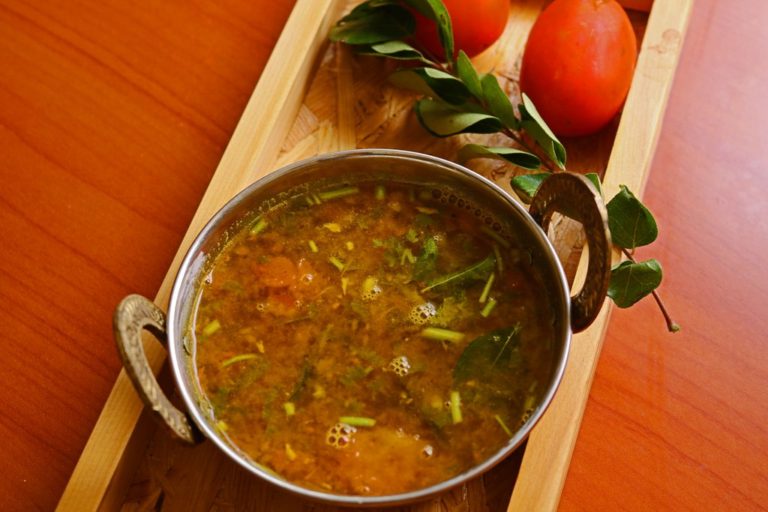 tomato rasam recipe | My Amma’s thakkali rasam