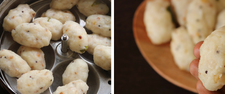 kara kozhukattai with rice flour