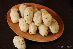 kara kozhukattai with rice flour