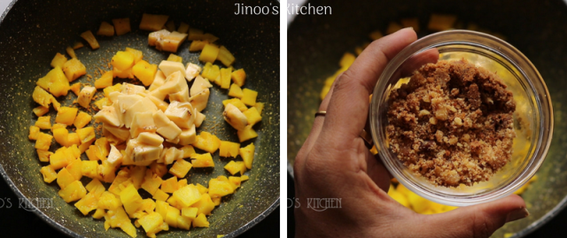 Pineapple madura curry without curd