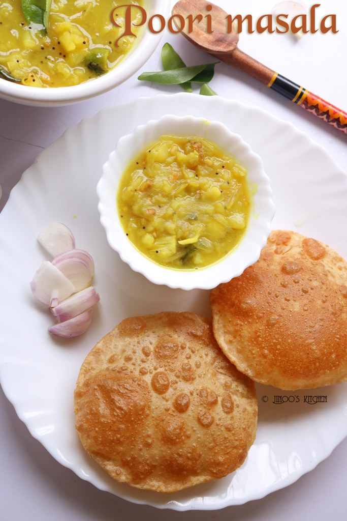 Poori masala recipe | crispy Poori and potato masal hotel style