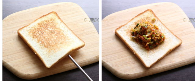 Masala toast recipe Iyengar bakery style