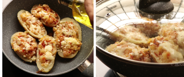 Stuffed potato cheese recipe