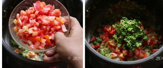 Capsicum coconut milk rice