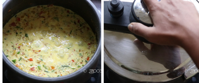 Capsicum coconut milk rice