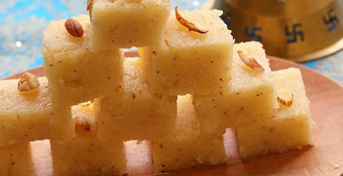 Rava burfi recipe