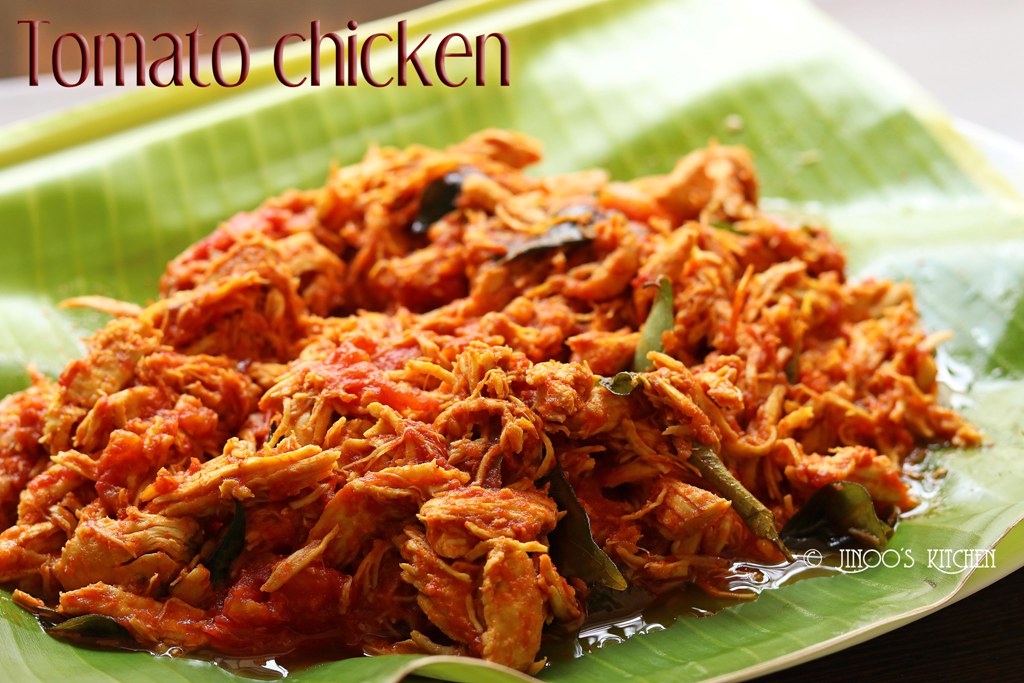 Tomato chicken recipe south Indian style