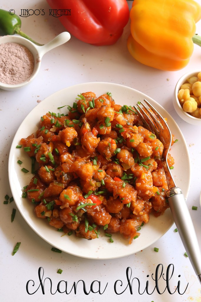 Chilli chana recipe | Chana chilli | chana manchurian