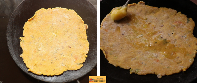 mixed veg paratha recipe