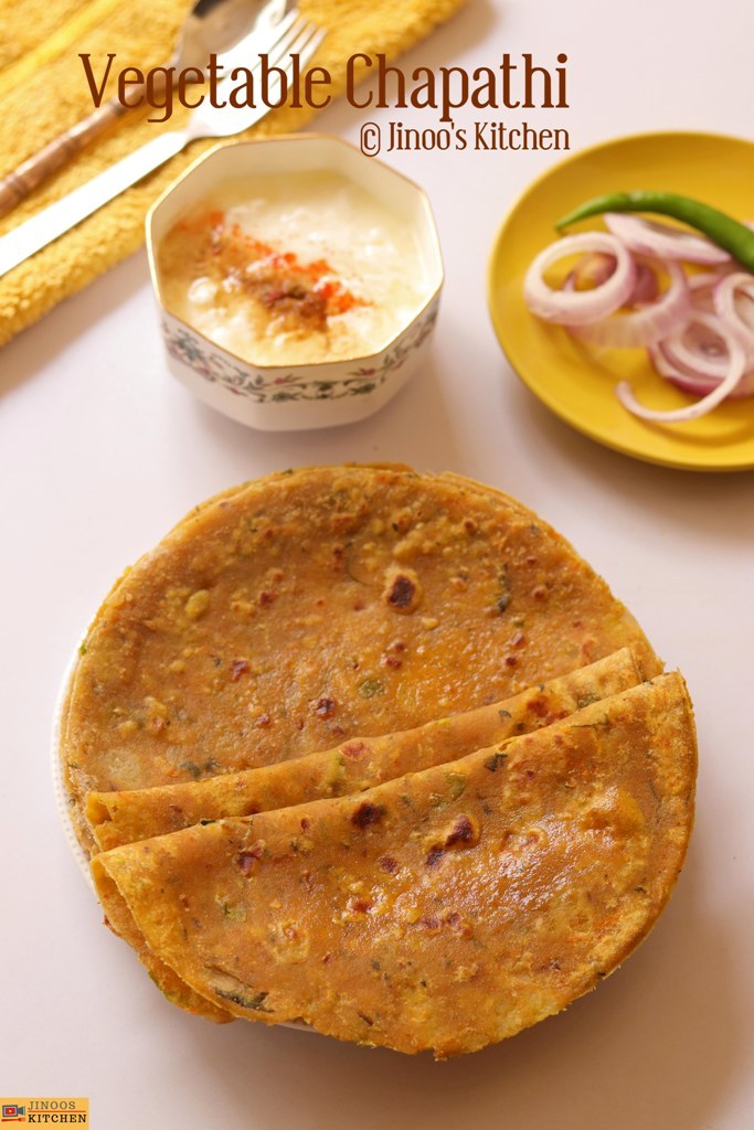 Veg paratha recipe | mixed vegetable chapathi recipe