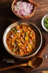 Sweet Corn curry recipe