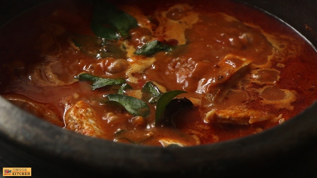 Fish curry Kerala style with coconut and kudampuli