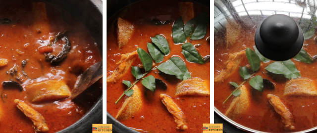 Fish curry Kerala style with coconut and kudampuli