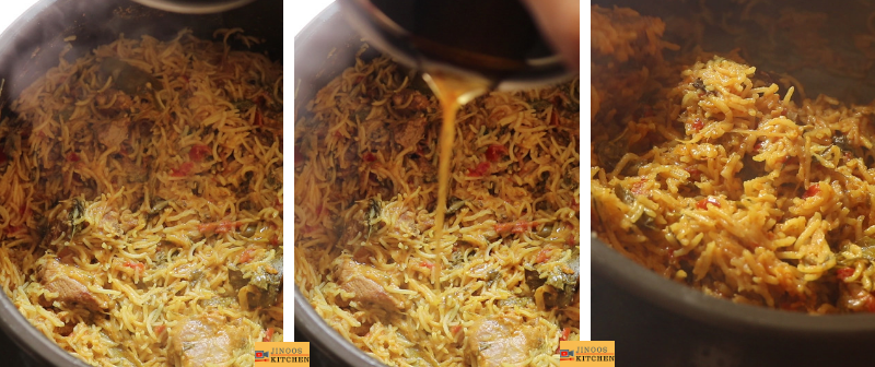 Easy mutton biryani recipe in pressure cooker with step by step photos