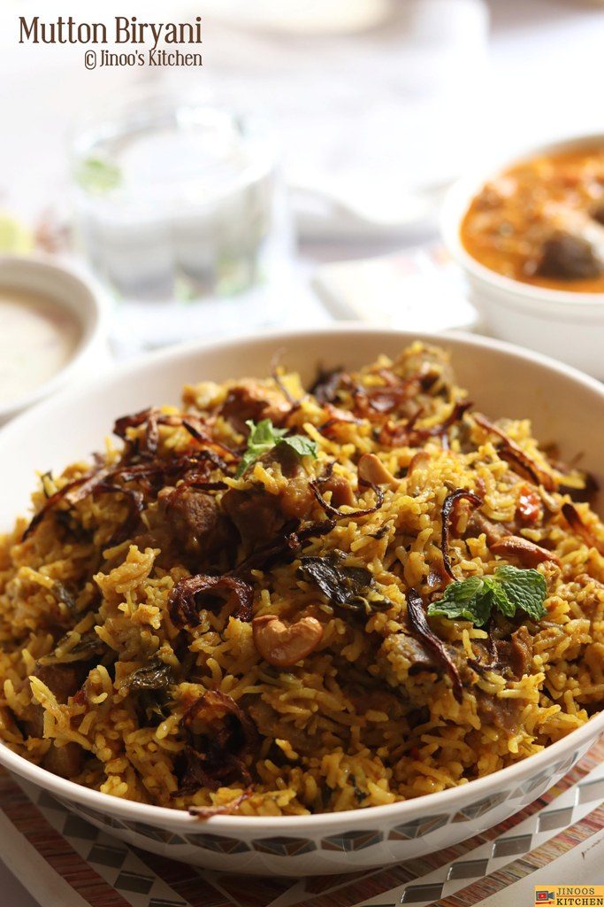 Easy mutton biryani recipe in pressure cooker with step by step photos