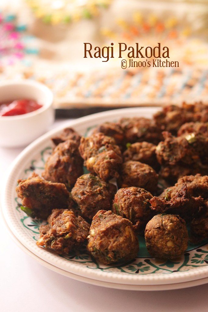 ragi pakoda recipe