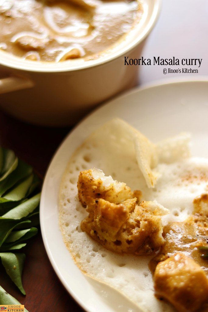 kerala style koorka curry recipe