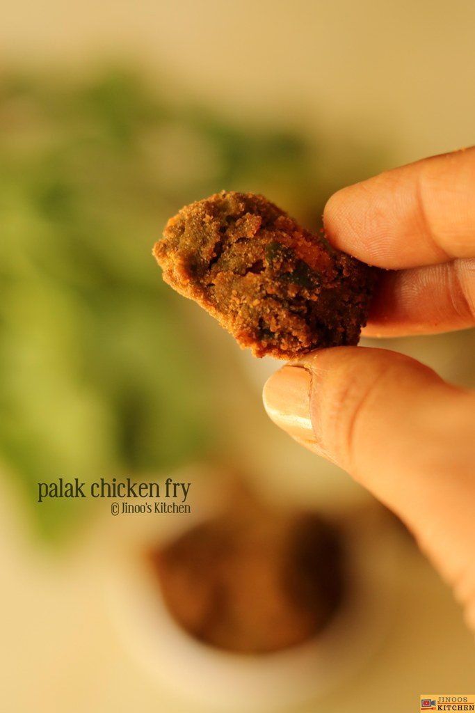 palak chicken fry recipe