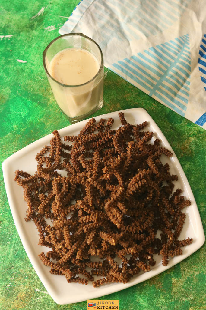 Ragi butter murukku recipe finger millet murukku