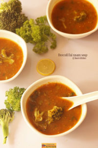 broccoli dal rasam soup recipe