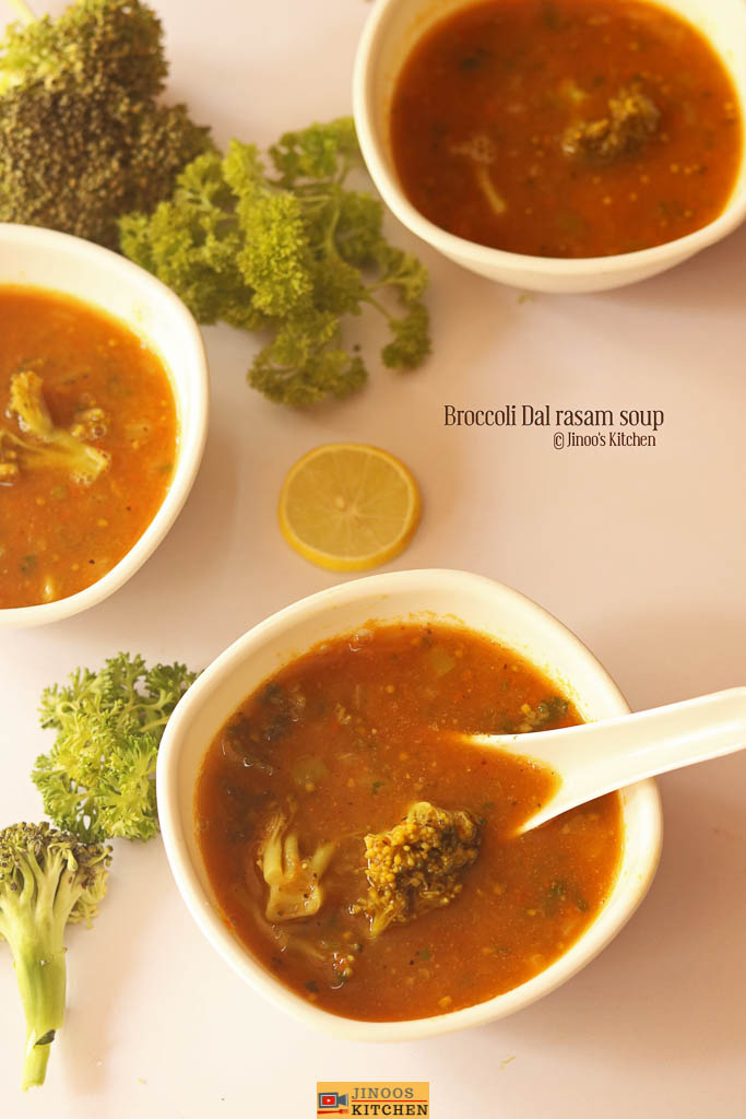 Broccoli Dal Rasam Soup recipe |Broccoli lentils soup recipe