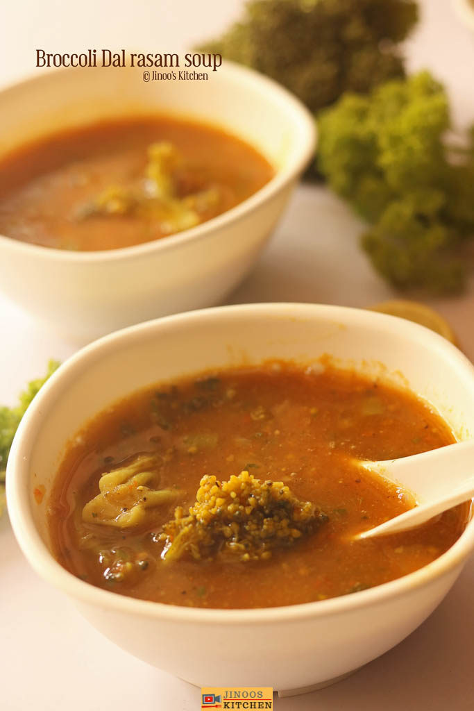 broccoli dal rasam soup recipe