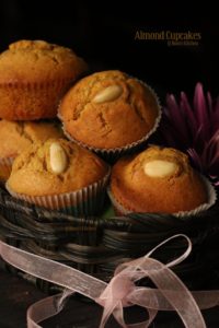 Easy Almond cup cakes recipe