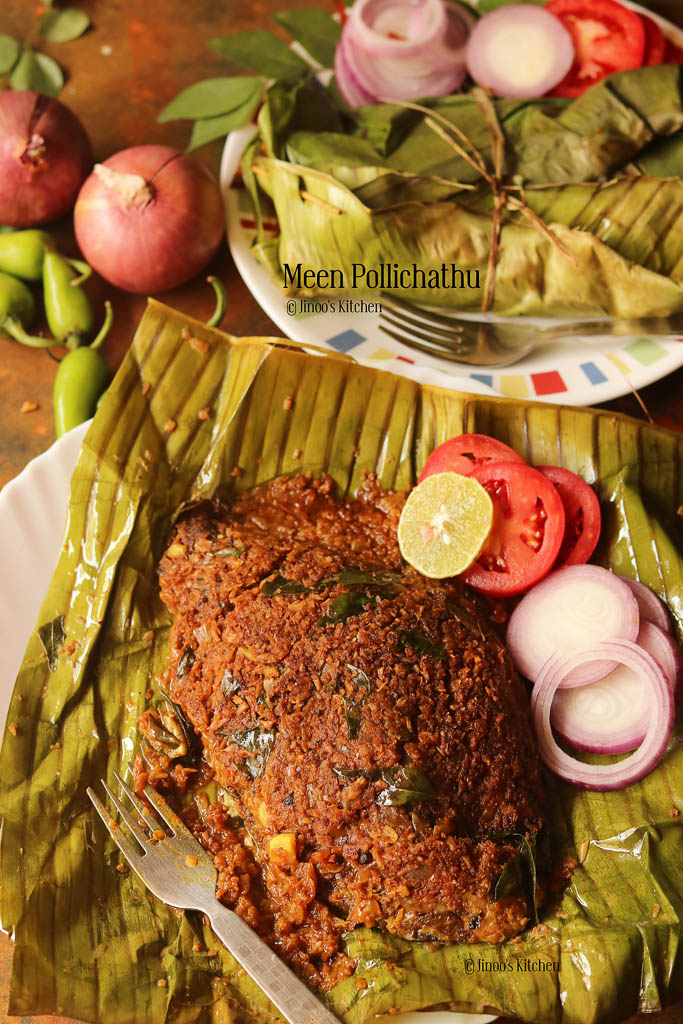 Meen pollichathu recipe | Fish Pollichathu Kerala style