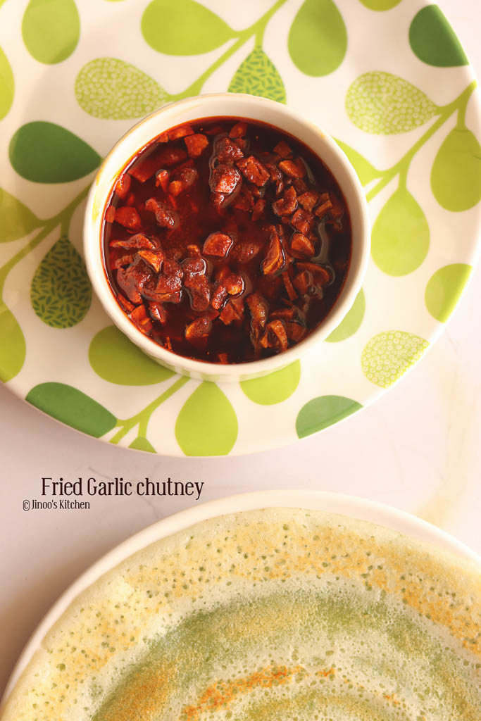 instant garlic chutney recipe poondu chutney