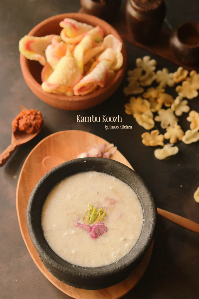 Kambu Koozh Recipe | How to make kambu koozh | peral millet porridge