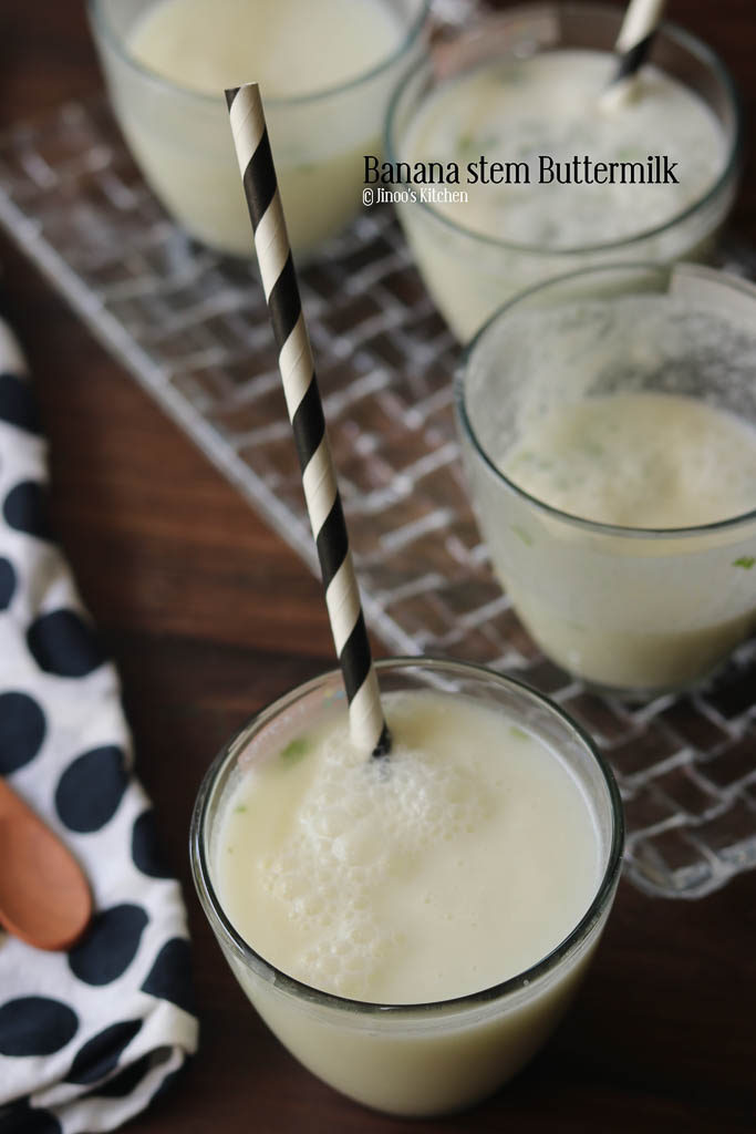 vazhaithandu mor recipe | Banana stem buttermilk recipe