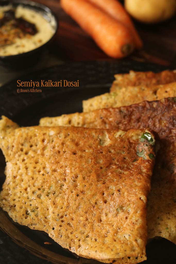 vermicelli dosa recipe semiya dosai recipe final