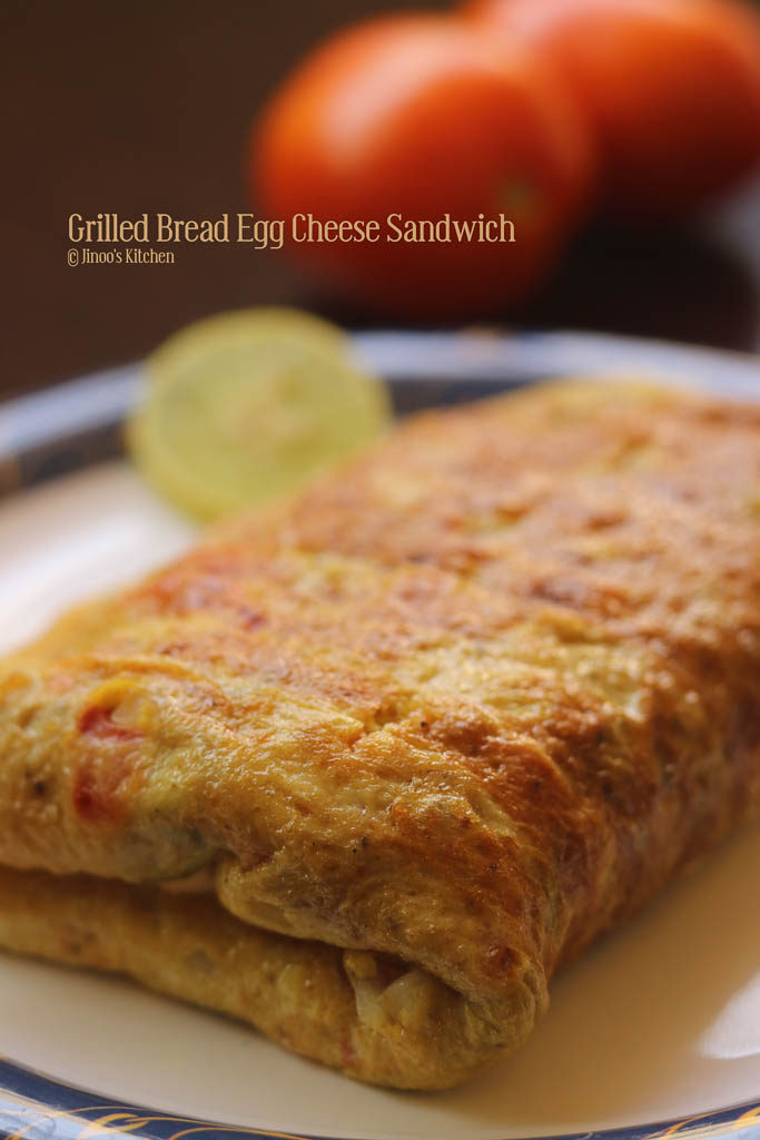 Grilled Bread Egg cheese sandwich recipe