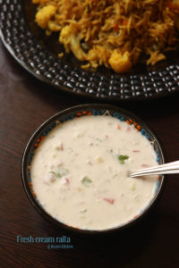 fresh cream raita recipe final image 1