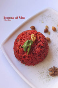 Beetroot rice recipe