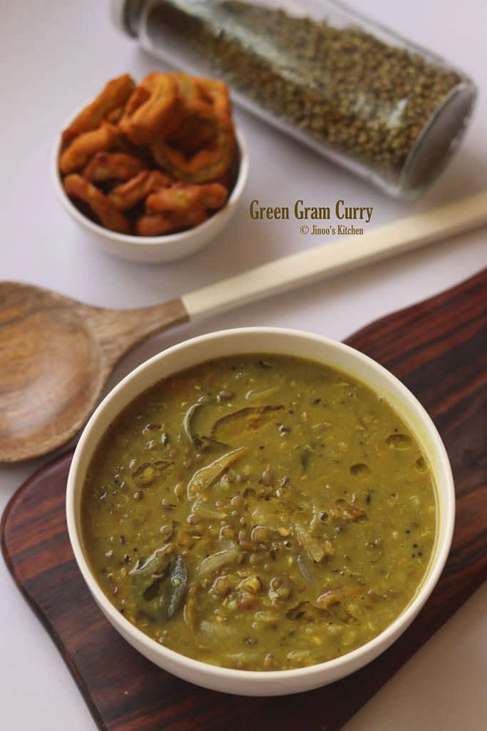 Green Gram curry recipe | Cherupayar curry