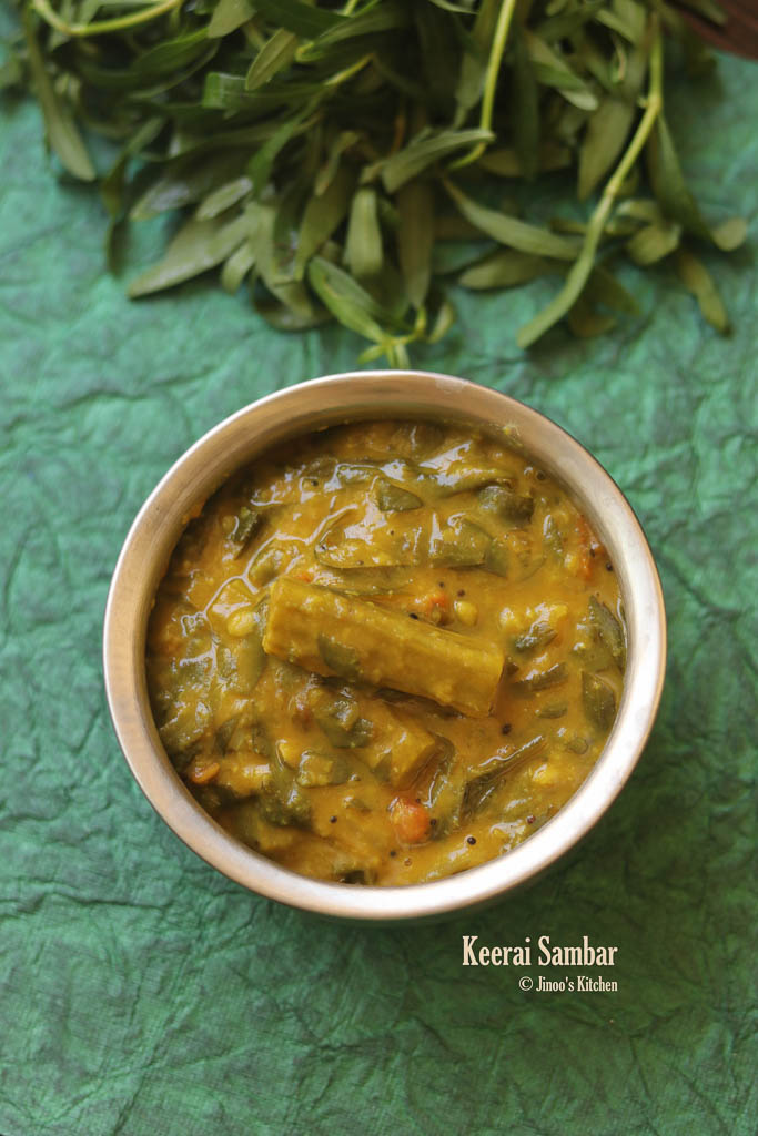 Ponnanganni Keerai sambar recipe |South indian sambar