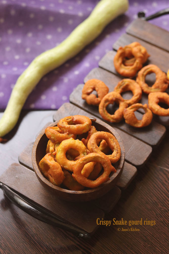 Snake gourd rings recipe | Pudalangai Bajji recipe